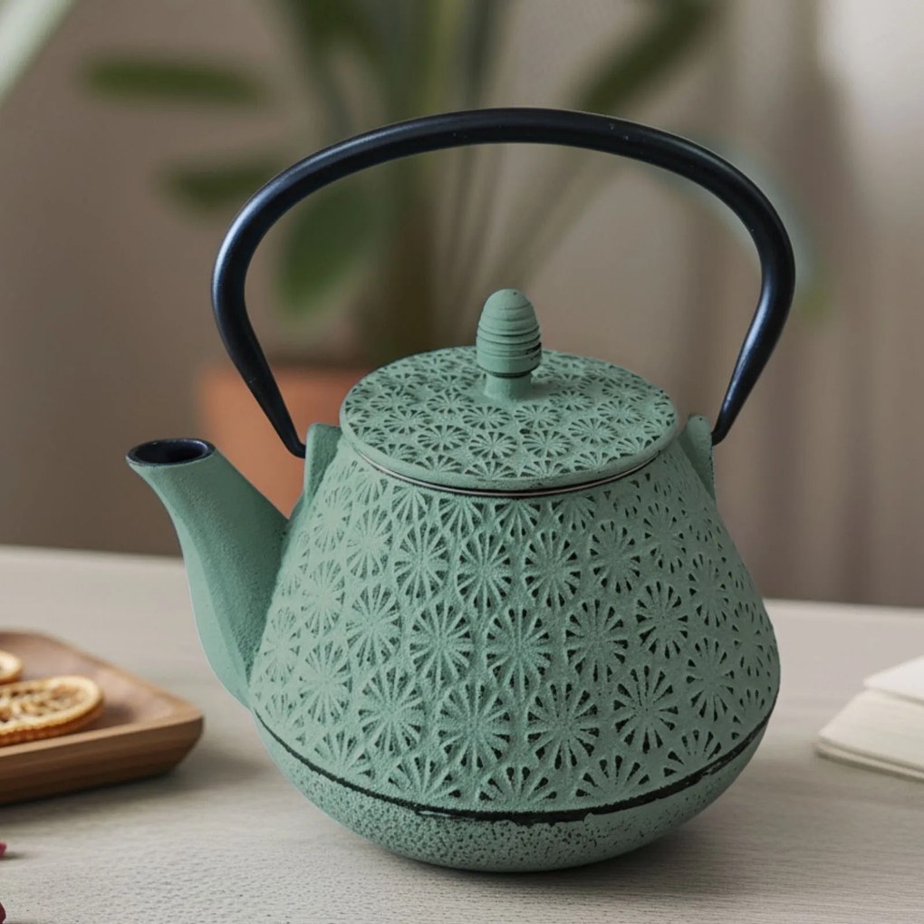 Czajnik żeliwny z zaparzaczem TAKI, 1000 ml