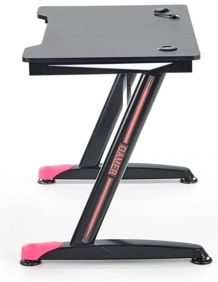 B40 biurko gamingowe czarny / czerwony