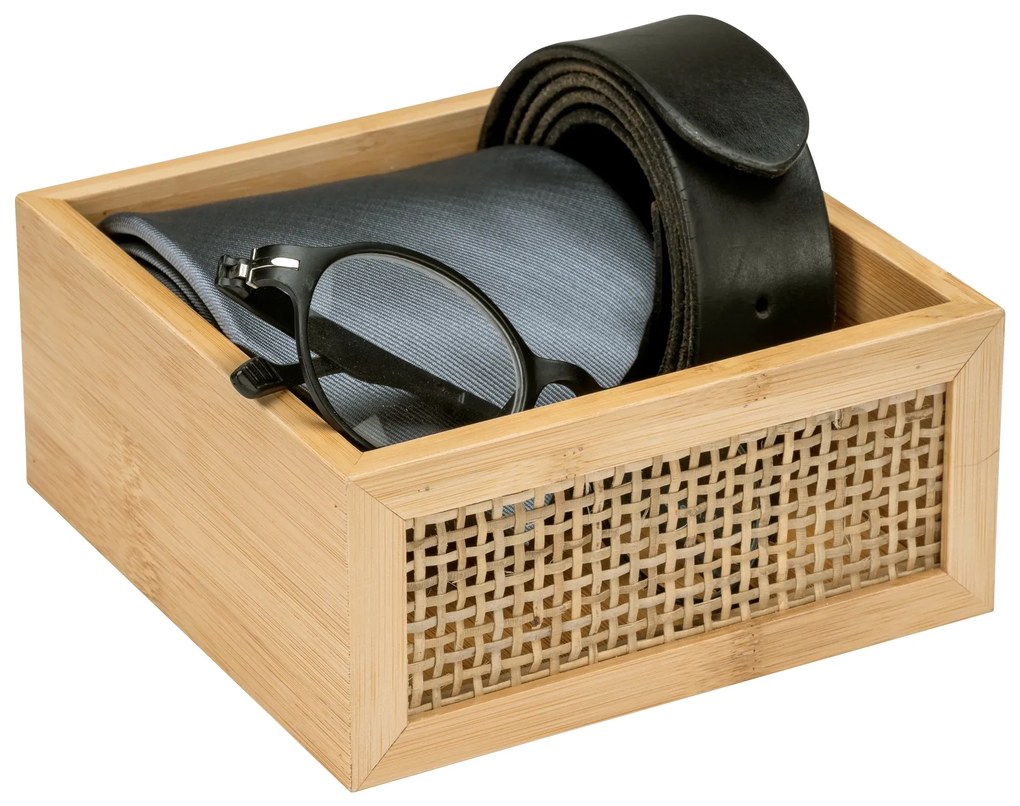 Taca na kosmetki ALLEGRE BAMBOO, 15 x 7 x 15 cm, WENKO