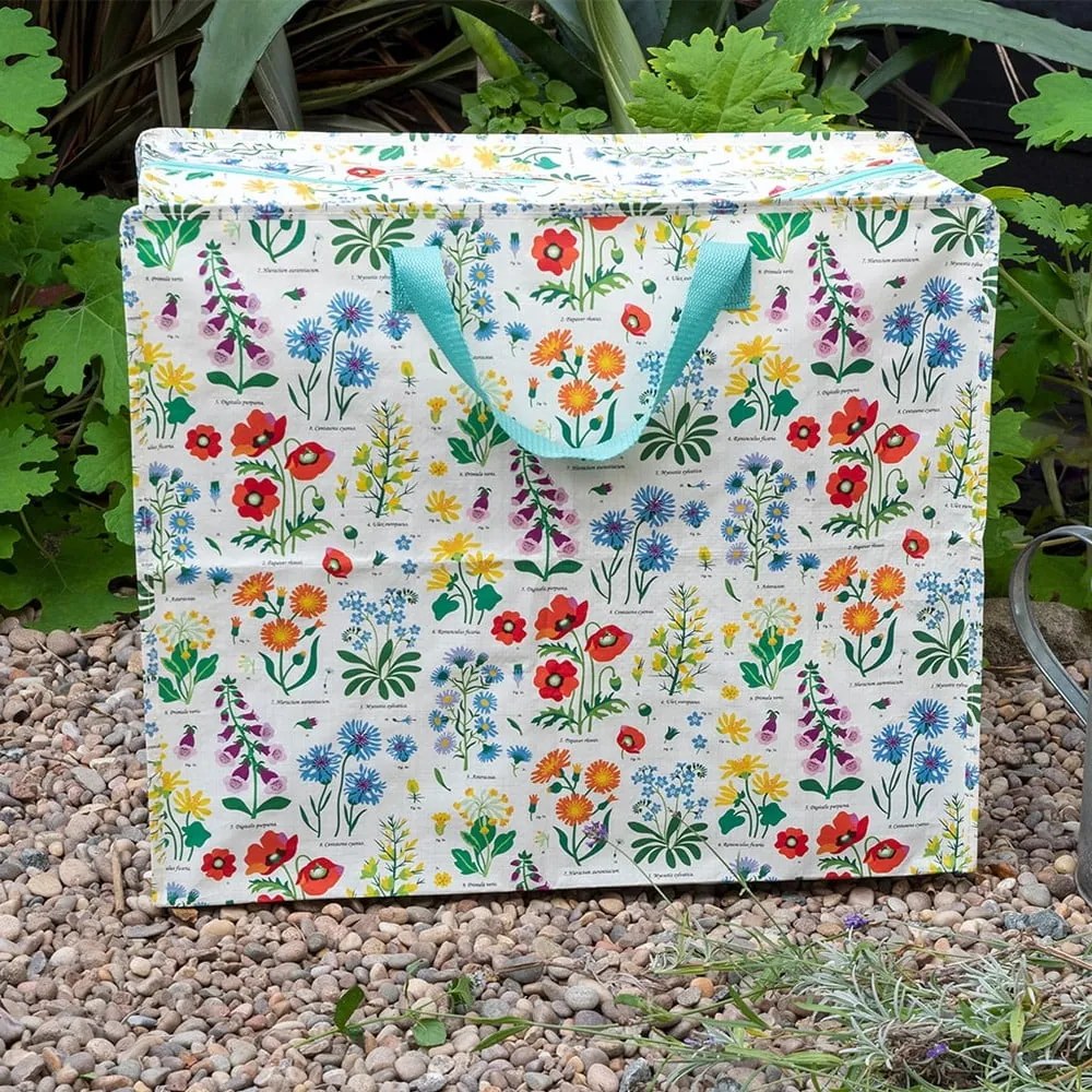 Pojemnik do przechowywania ubrań z plastiku z recyklingu 58x28x48 cm Wild Flowers – Rex London