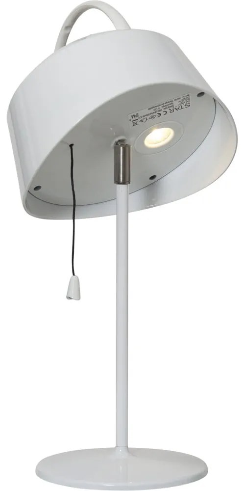 Biała ogrodowa solarna lampa LED Star Trading Cervia, wys. 36 cm