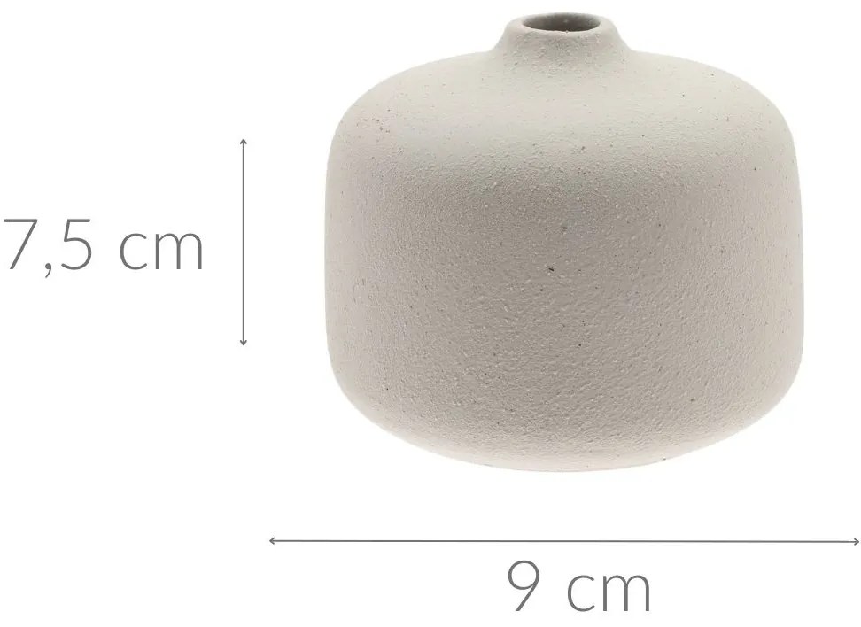 Wazon dekoracyjny z ceramiki, wys. 7,5 cm
