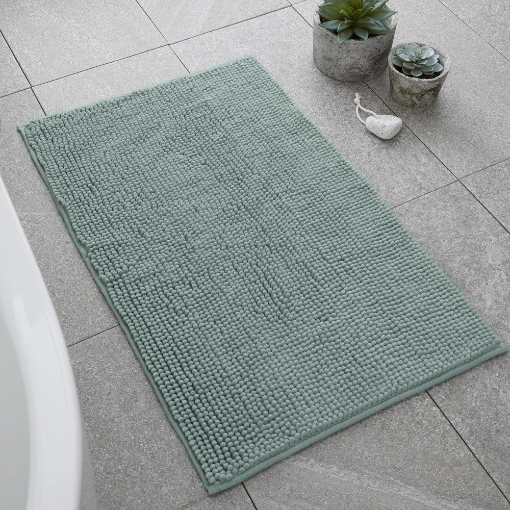 Zielony dywanik łazienkowy 50x80 cm Bobble – Catherine Lansfield