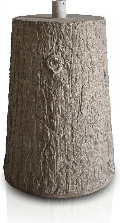 Podstawa choinkowa "Legnò" z efektem pnia, z metalowym wspornikiem, wys. 31,5x45 cm