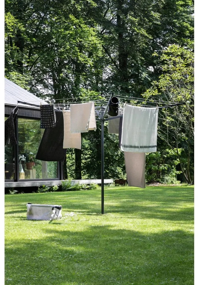Antracytowa ogrodowa suszarka na pranie 50 m Topspinner – Brabantia