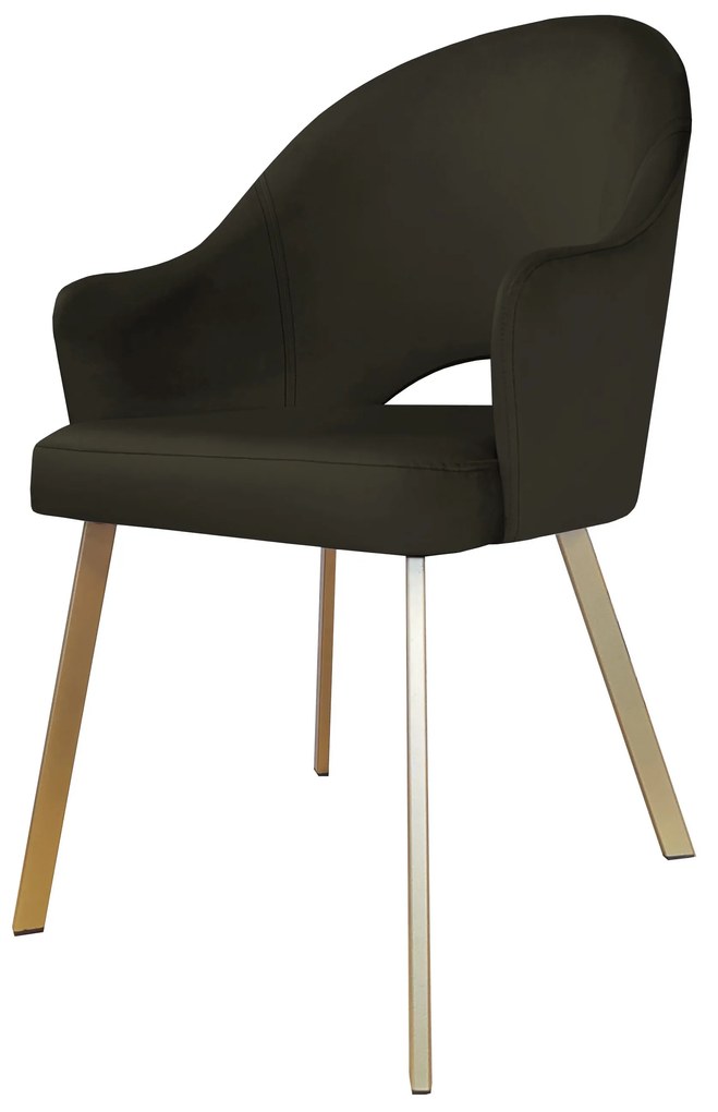 Krzesło obrotowe Velvet podstawa Profil złota MG05