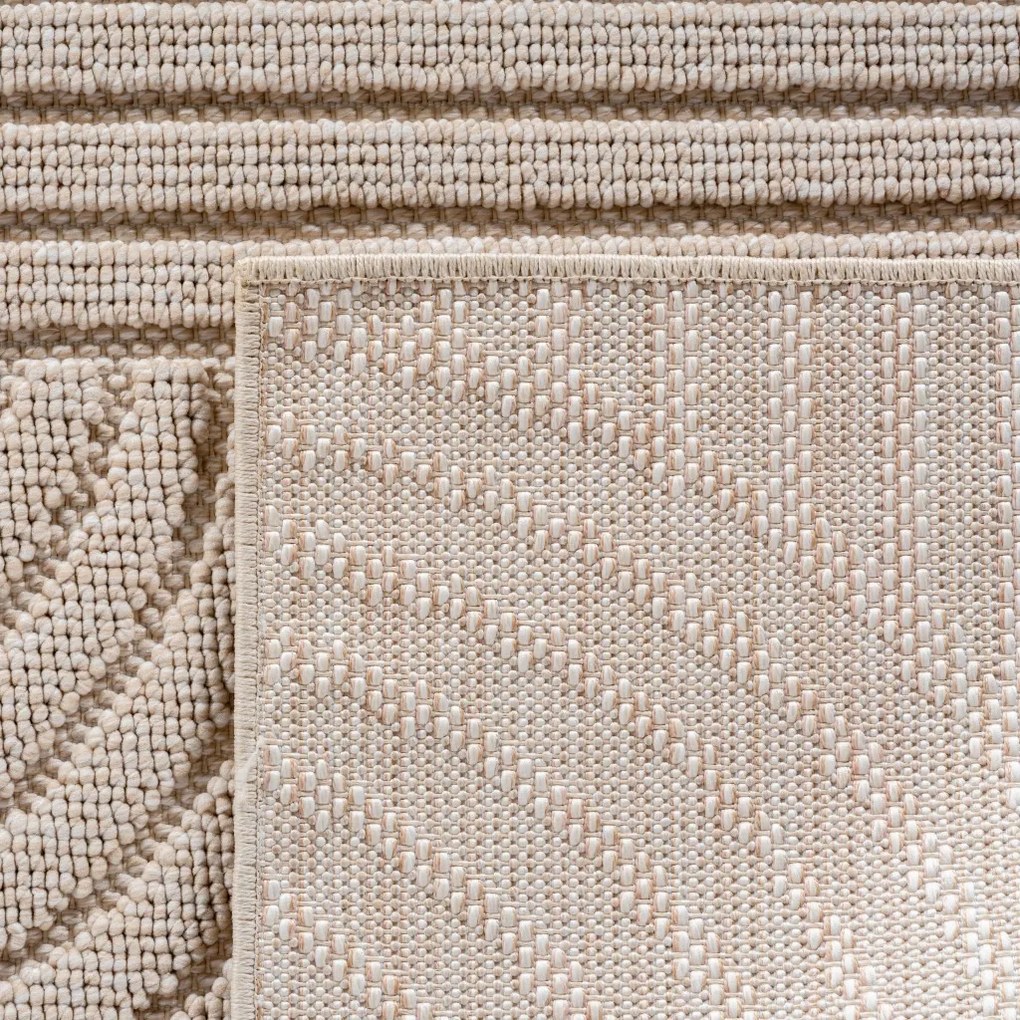 Dywan nowoczesny Helix Geometria beżowy 200 cm x 290 cm