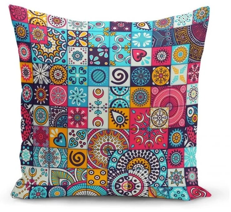 Poszewki na poduszki zestaw 4 szt. 45x45 cm Mandala Tiles – Minimalist Cushion Covers