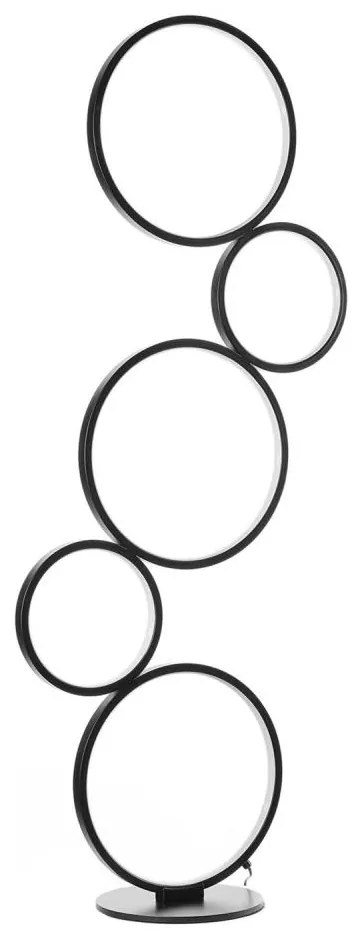 ONLI - LED lampa stojąca RINGS LED/58W/230V 4000K czarna