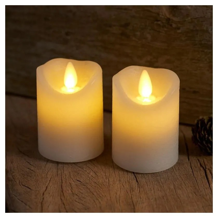 Świeczki LED zestaw 2 szt. (wysokość 6,5 cm) Sara Mini – Sirius