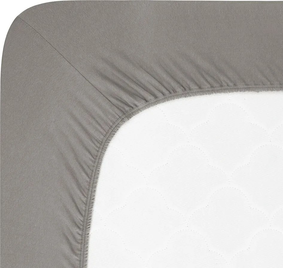 4Home prześcieradło jersey Lycra antracytowy, 160 x 200 cm, 160 x 200 cm