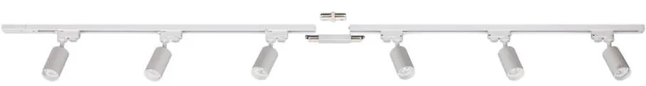 Zuma Line 3046 - Reflektor do systemu szynowego TUBE 6xGU10/35W/230V biały
