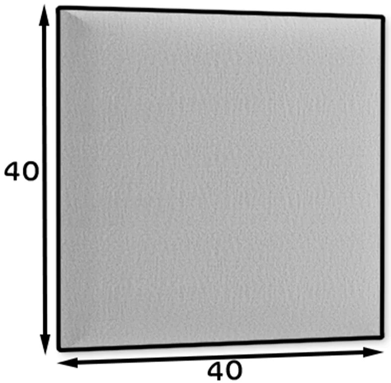 Tapicerowany panel ścienny QUADRATTA 40x40 cm - różne kolory Kolor: Niebieski