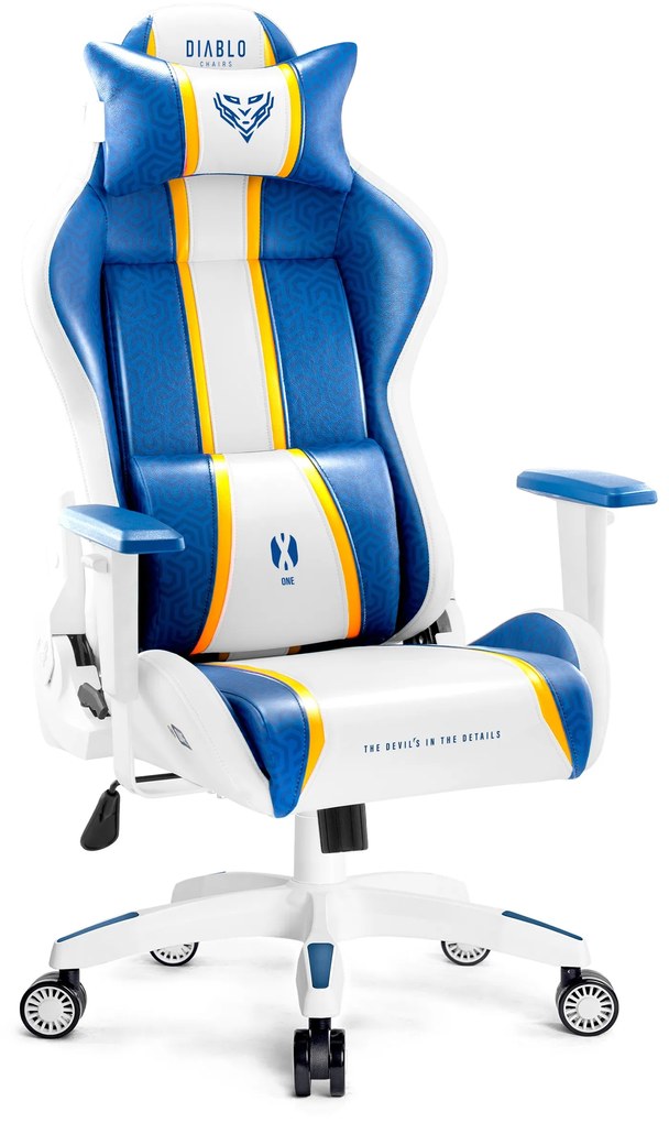 Fotel gamingowy Diablo X-One 2.0 King Size, Aqua Blue