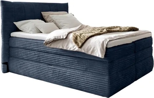 Łóżko Kontynentalne AMBER 140 Box spring 2 x pojemnik WERSAL