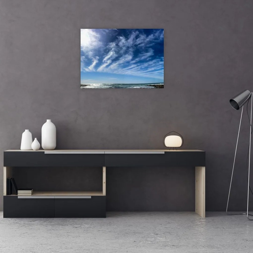 Obraz na szkle nieba z chmurami (70x50 cm)