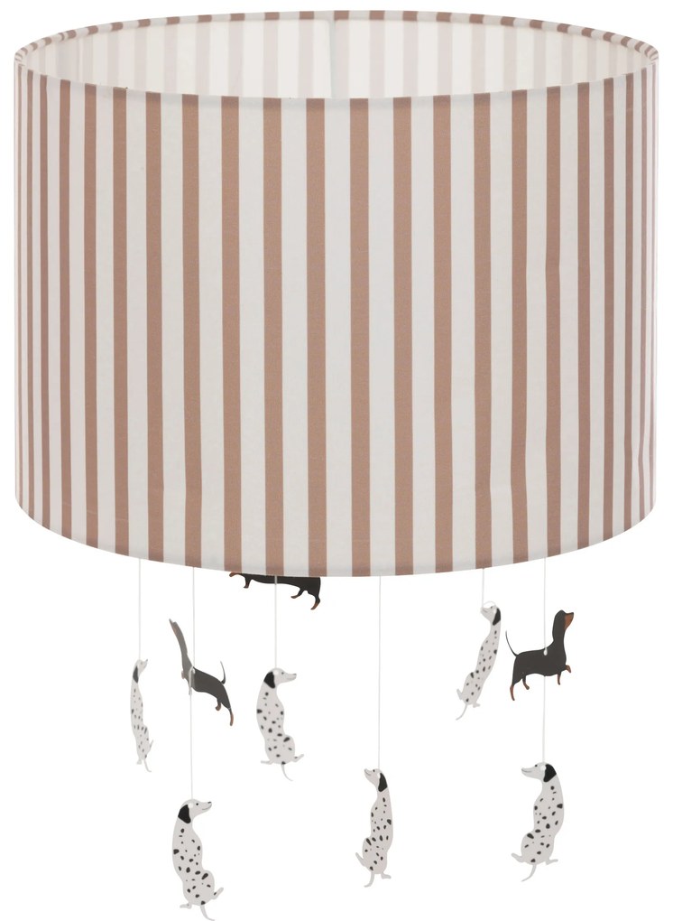 Lampa do pokoju dziecięcego SCOTT, pieski, Ø 29 cm