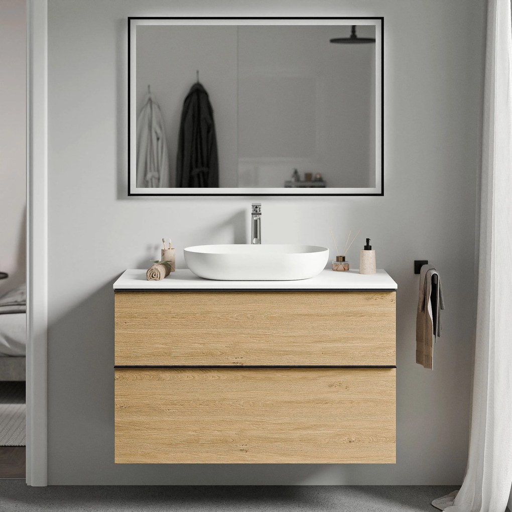 Meble łazienkowe szafka pod umywalkę nablatową LAVOA 80 cm