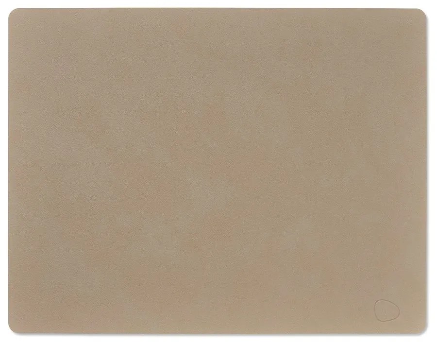 Mata stołowa ze skóry ekologicznej 35x45 cm Square L Nupo – LIND DNA