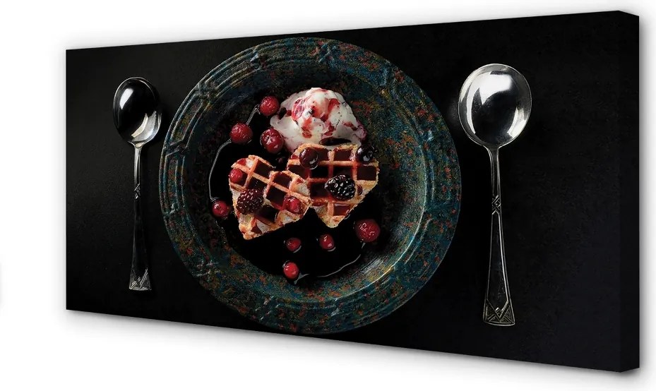 Obraz na płótnie Deser w Kształcie Serca
