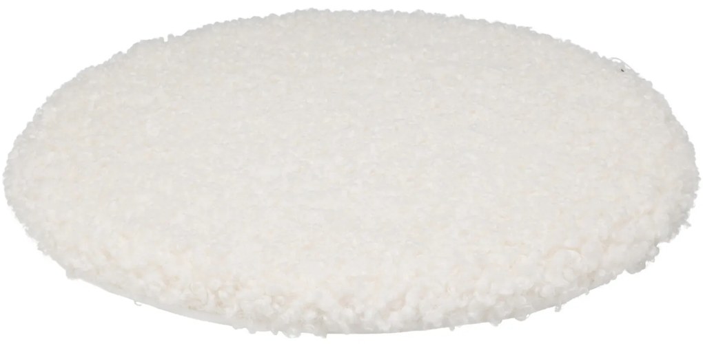 Poduszka na krzesło okrągła TEDDY boucle, Ø 35 cm
