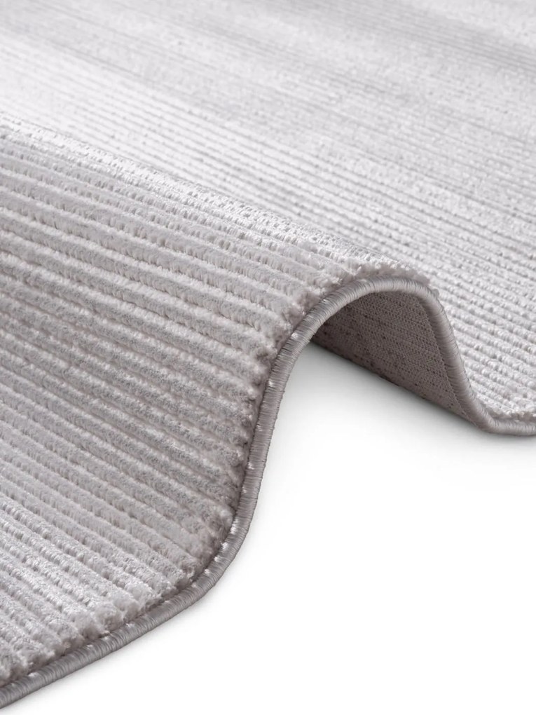 Dywan nowoczesny Perles Paseczki szaro-kremowe 120 cm x 170 cm