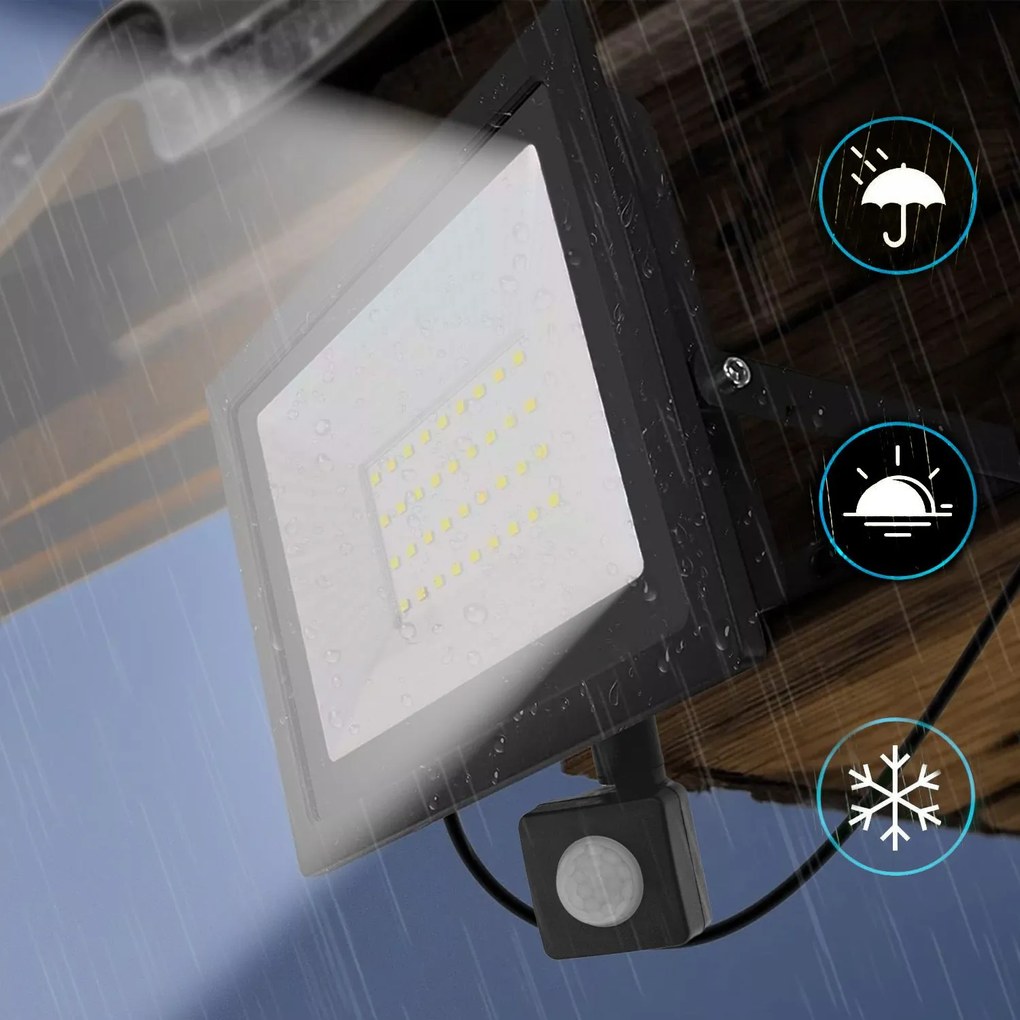 Halogen LED natynkowy z czujnikiem 30W RSL007-30NS