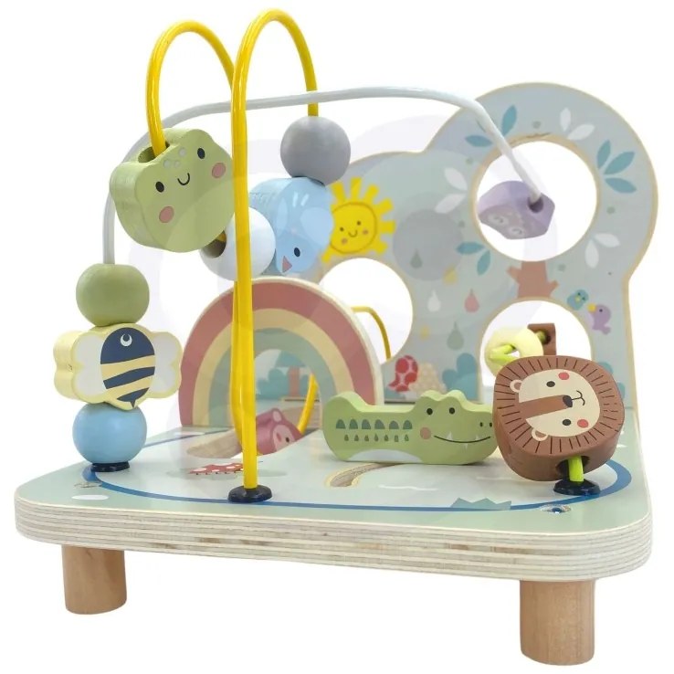 Tooky toy drewniana pętla motoryczna leśny labirynt
