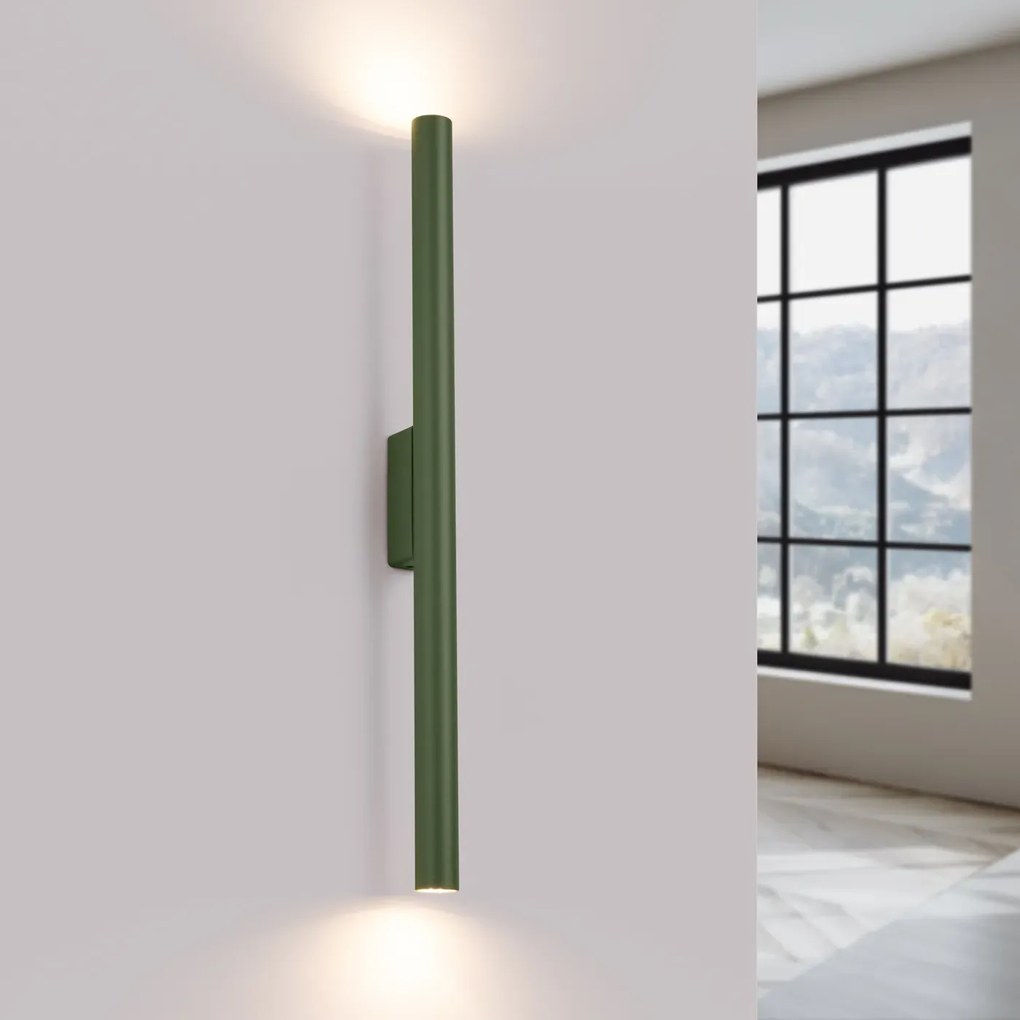 Kinkiet PASTELO 2 zielony oliwkowy SOLLUX LIGHTING