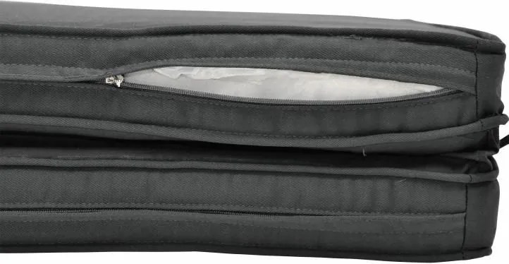 Zestaw 4 poduszek na krzesło Garth - antracyt