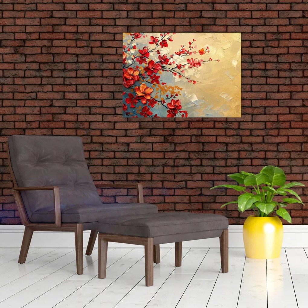 Obraz - Kwitnące drzewo (70x50 cm)