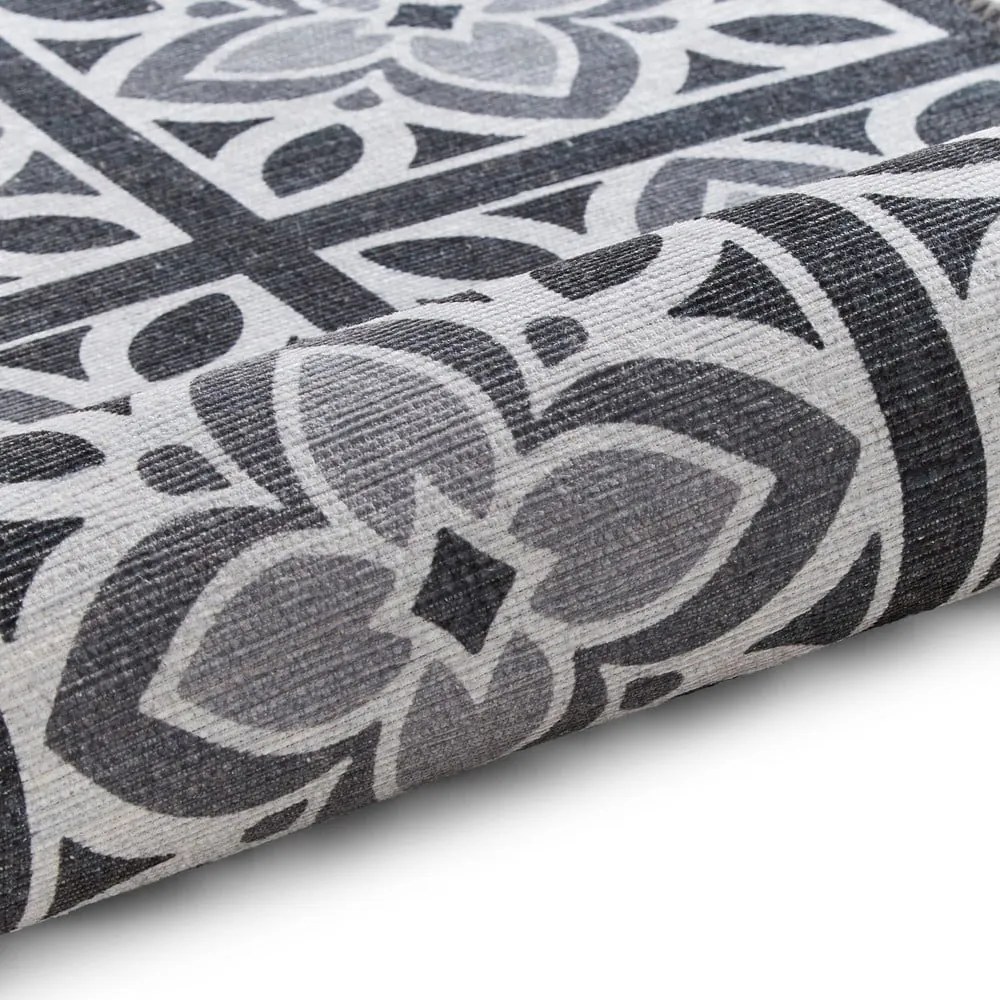 Ciemnoszary chodnik odpowiedni do prania 61x170 cm Victoria Grey – Think Rugs