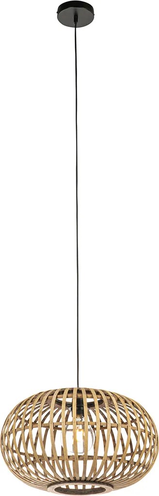Orientalna lampa wisząca bambusowa 44 cm - Amira