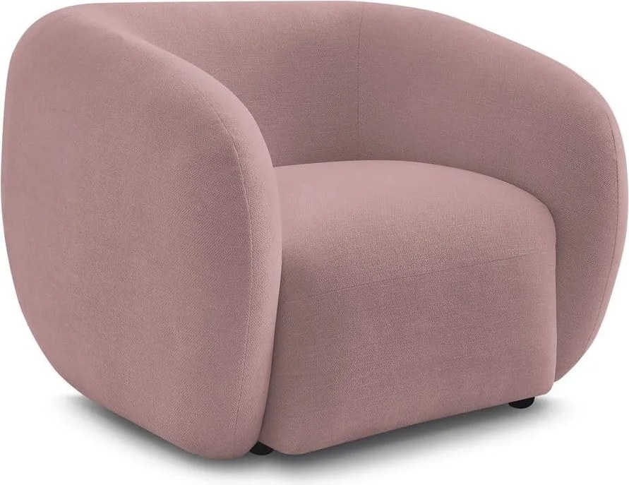 Jasnoróżowy fotel Celine – Bobochic Paris