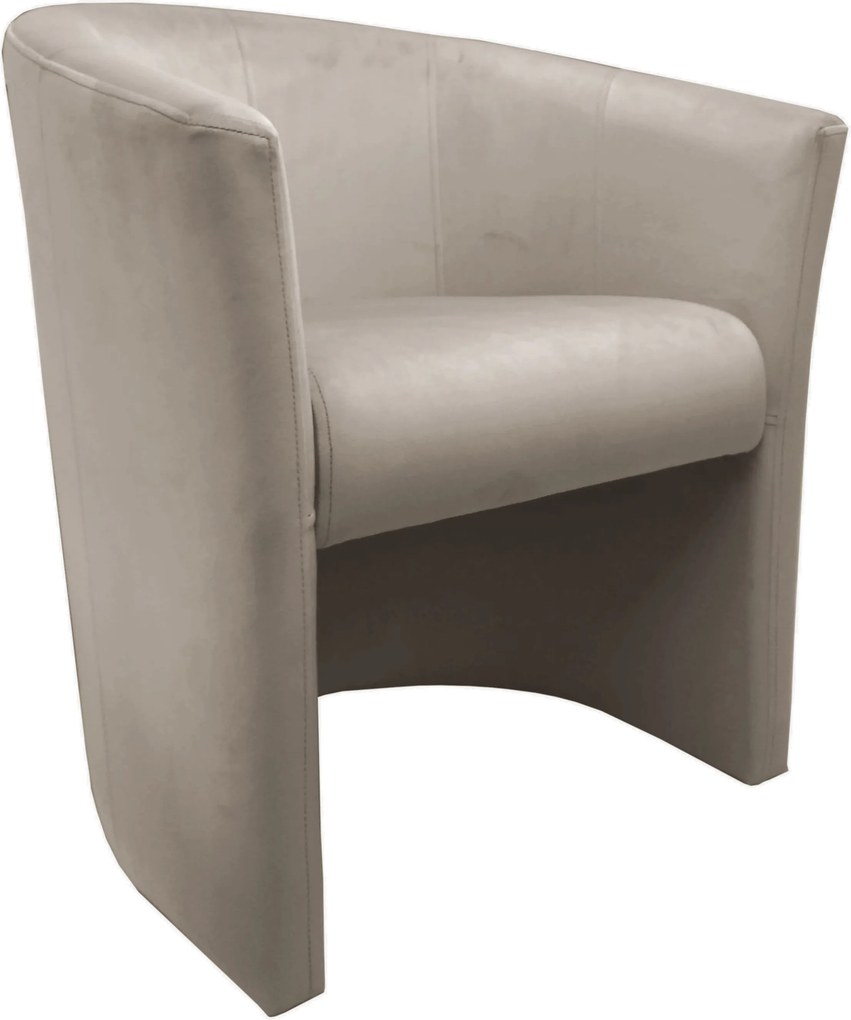 Fotel CLUB tkanina Welur elegancki fotel tapicerowany do salonu i gabinetu : Kolor tkaniny - VELVET - MG09