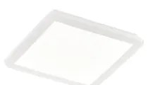 Biała kwadratowa lampa sufitowa LED Trio Camillus, 30x30 cm