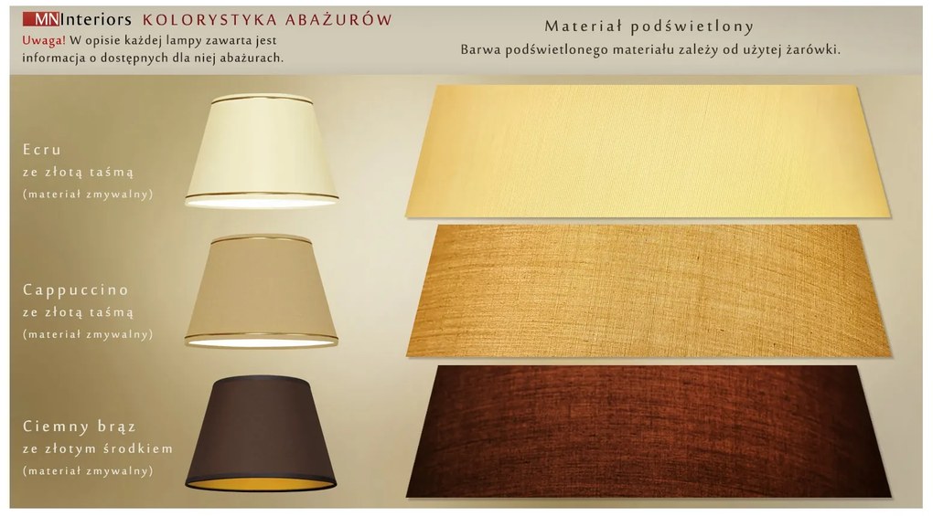 Mosiężna lampa podłogowa L-P1Bm