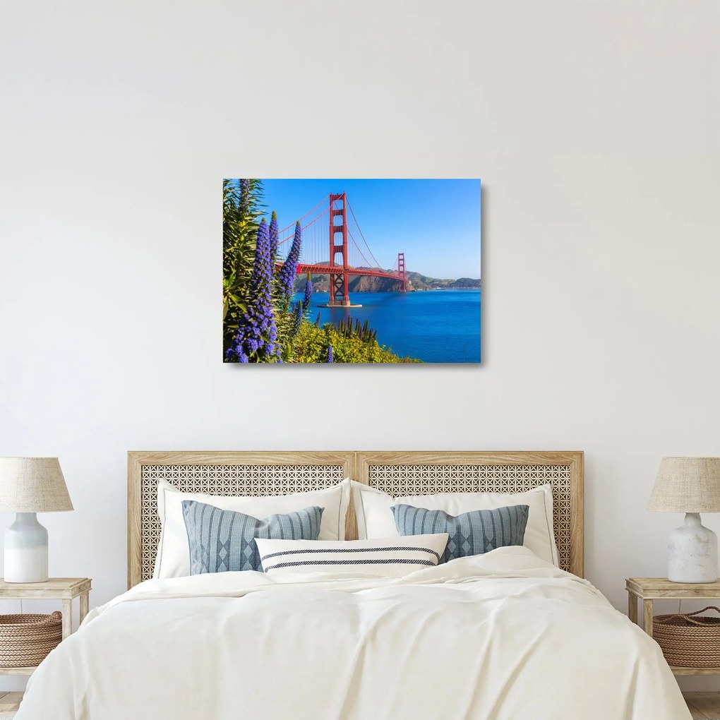 Obraz na szkle - Most Golden Gate, San Francisco (70x50 cm)