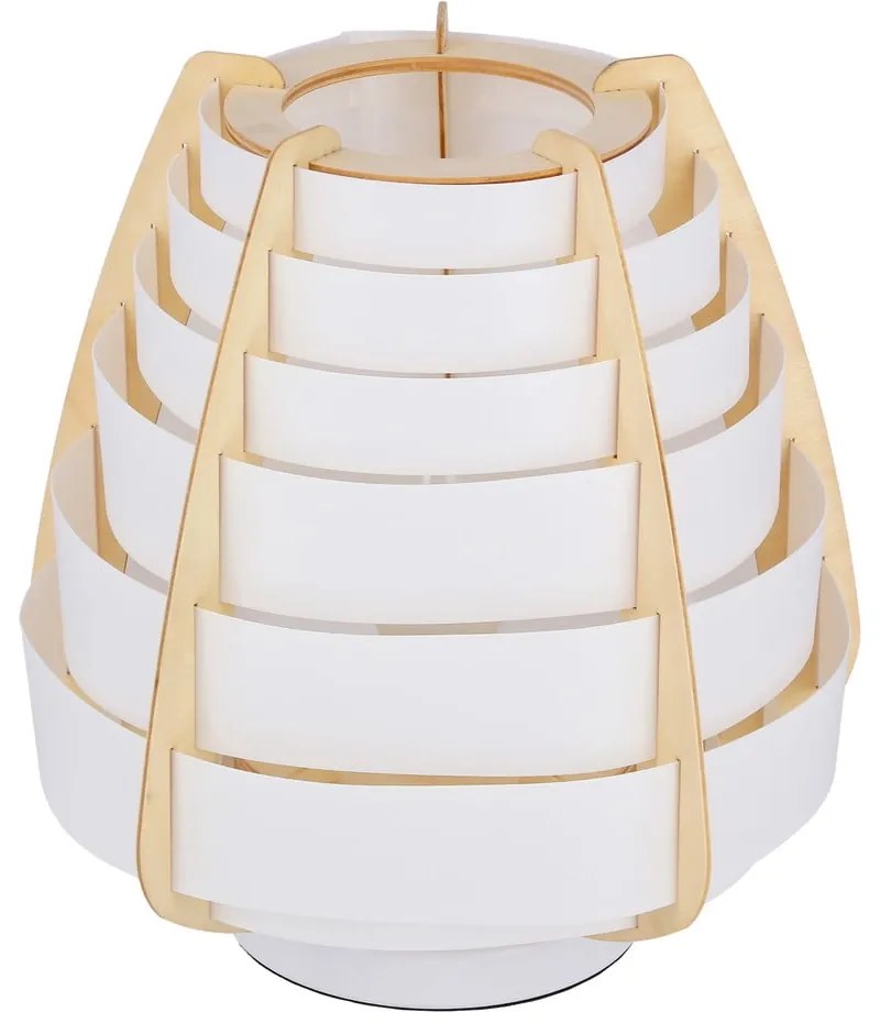Biała lampa stołowa (wysokość 27 cm) Nagoja – Candellux Lighting