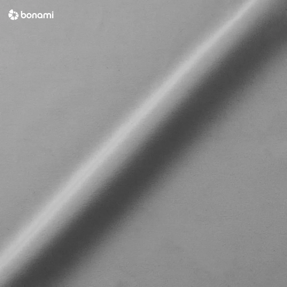 Jasnoszare łóżko boxspring ze schowkiem 180x200 cm Flip – Ropez