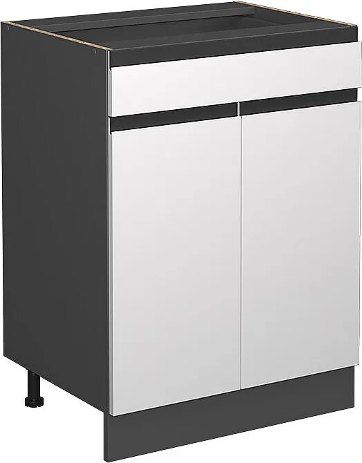 Szafka dolna do kuchni biały 60x46x81.6 r-line