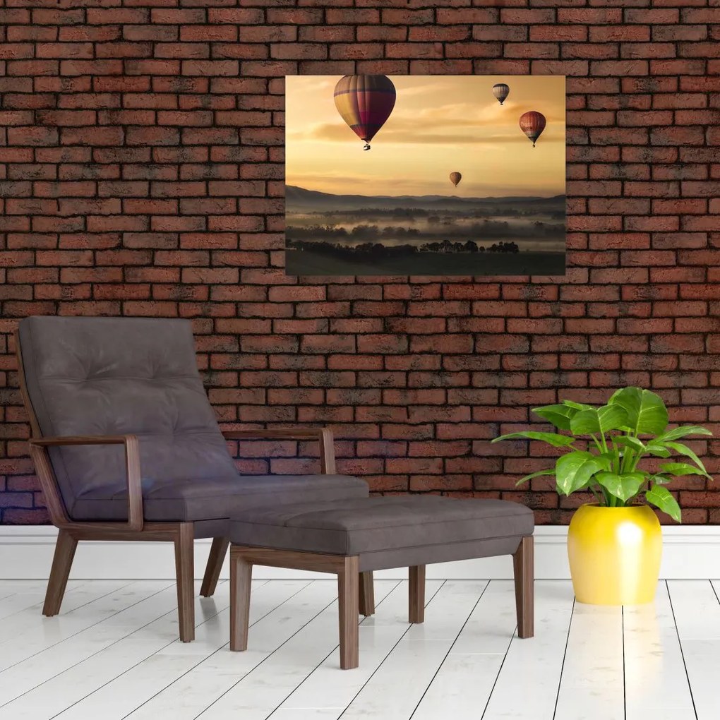 Obraz - latające balony (70x50 cm)
