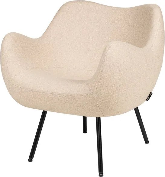 Beżowy wełniany fotel RM58 – noo.ma