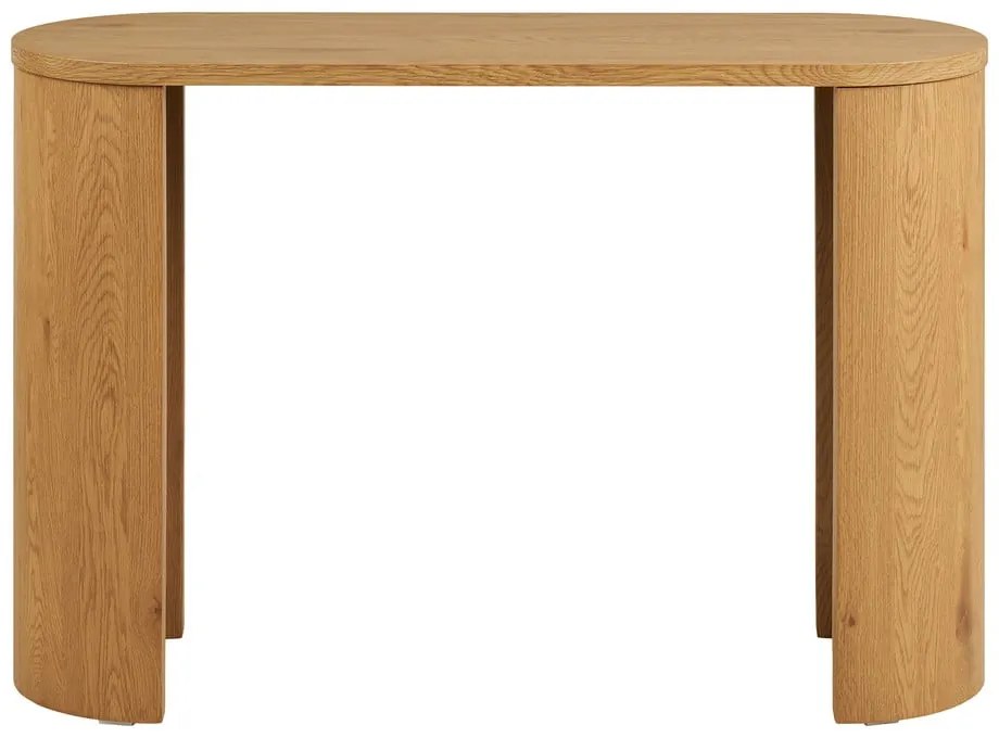 Konsola w dekorze dębu w naturalnym kolorze 38x114 cm Bibione – House Nordic