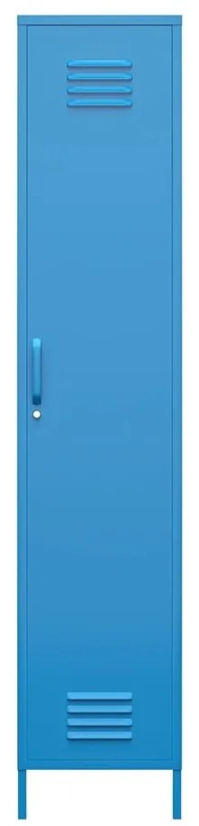 Niebieska metalowa szafka Novogratz Cache, 38x185 cm