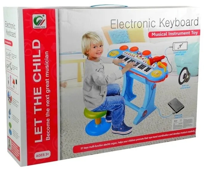Organy pianinko keyboard perkusja stołek