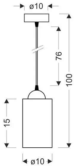 Pojedyncza lampa wisząca z brązowym kloszem 7X V141 M6-G53