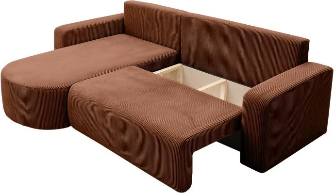 Narożnik BIS XL Uniwersalny z funkcją spania POSO 39 DomoHome