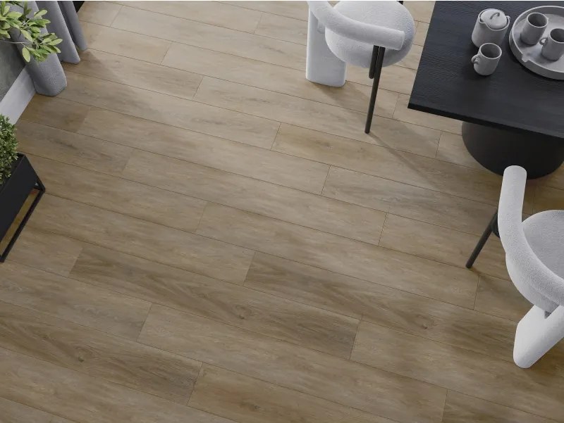 Mexen Palermo próbka paneli winylowych SPC 6,5 mm, podkład IXPE 1,5 mm, 4 V-Fuga, Dąb - F1025-S