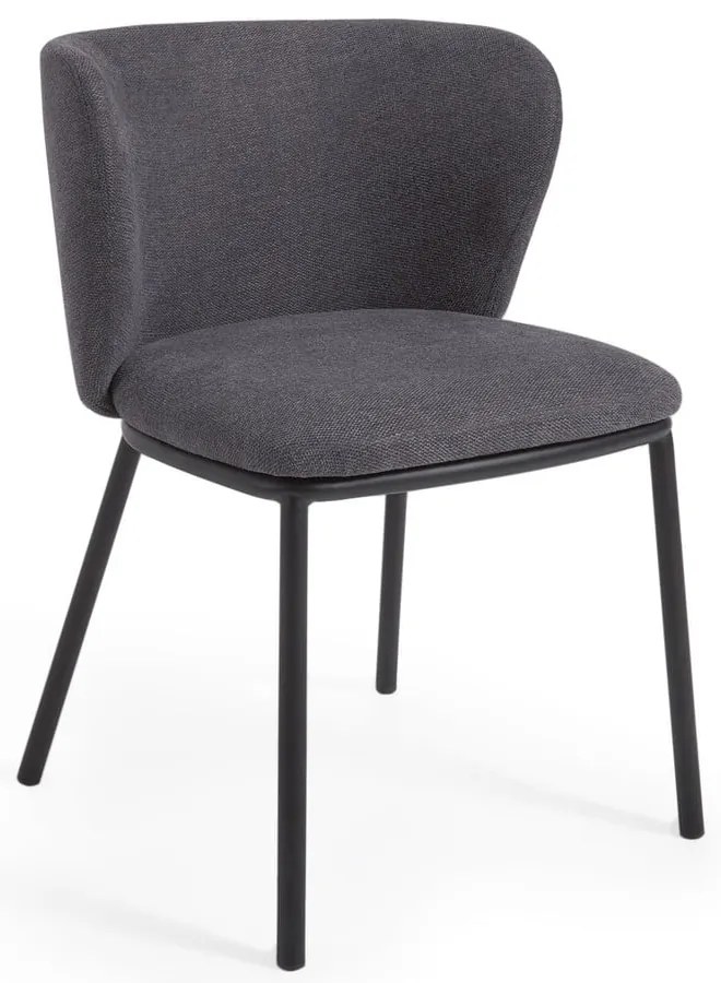 Ciemnoszare krzesło Ciselia – Kave Home
